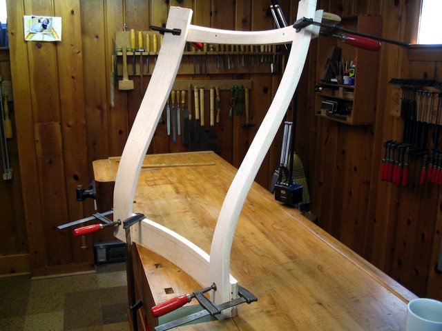 All Pieces for Back Frame Made